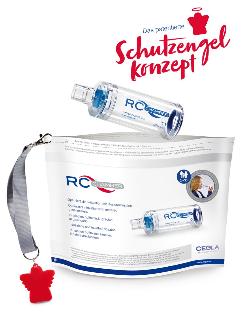 RC-Chamber® mit Sicherheitsbeutel — Schutzengel-Konzept