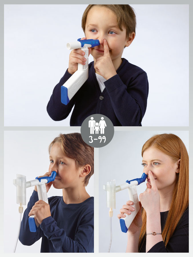 Anwendung des RC-Cornet® PLUS NASAL